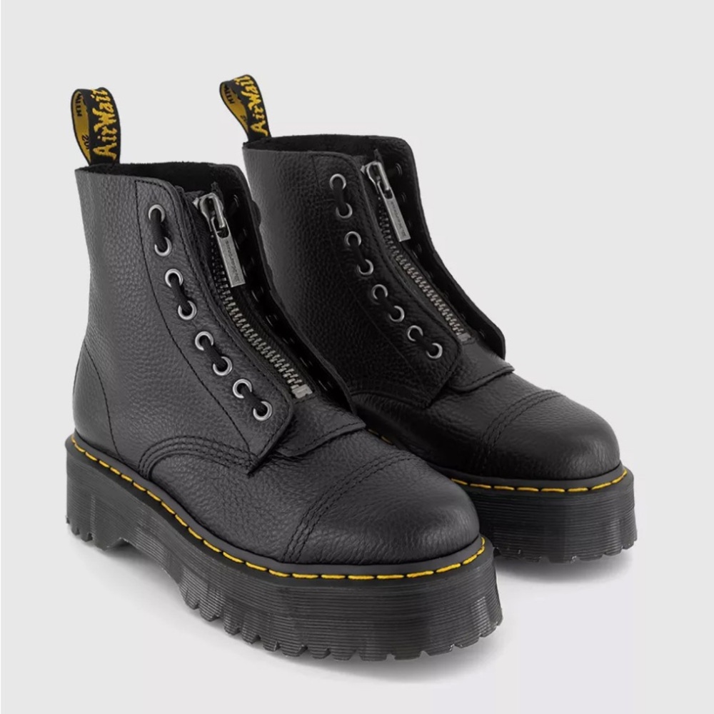 Dr. Marten Sinclair Milled Nappa Platform Boots